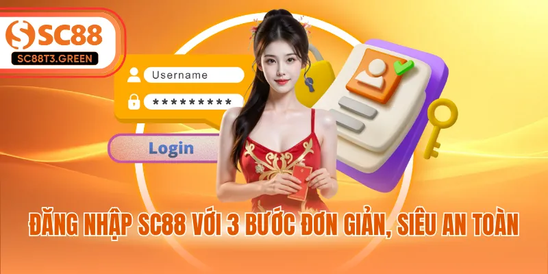 Đăng nhập SC88 với 3 bước đơn giản, siêu an toàn